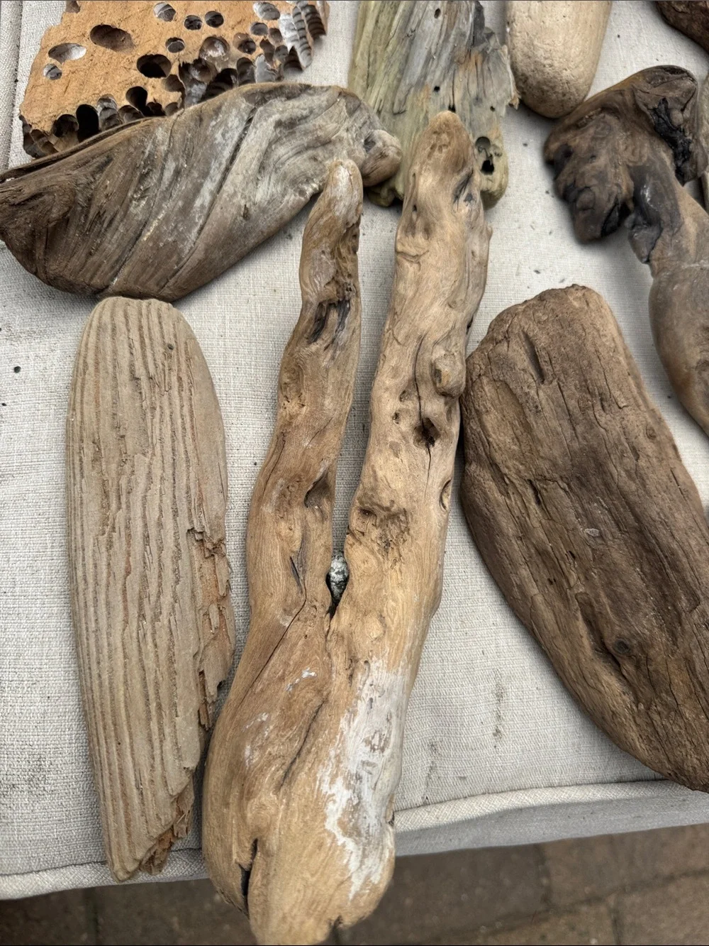 22 pcs(5lb shipped)Natural Driftwood & Beach Wood Accent Collection decor, craft